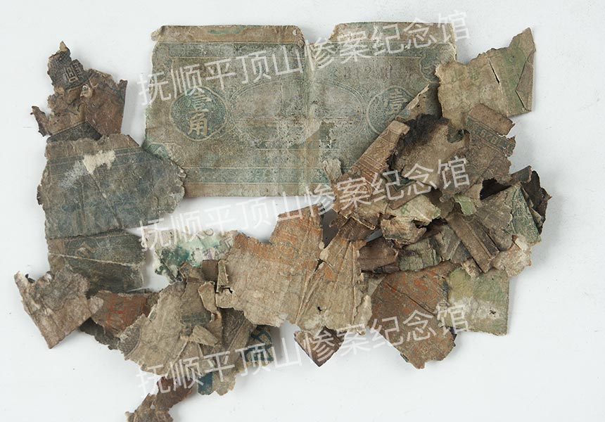总212-1932年平顶山惨案遗址碎纸币.jpg